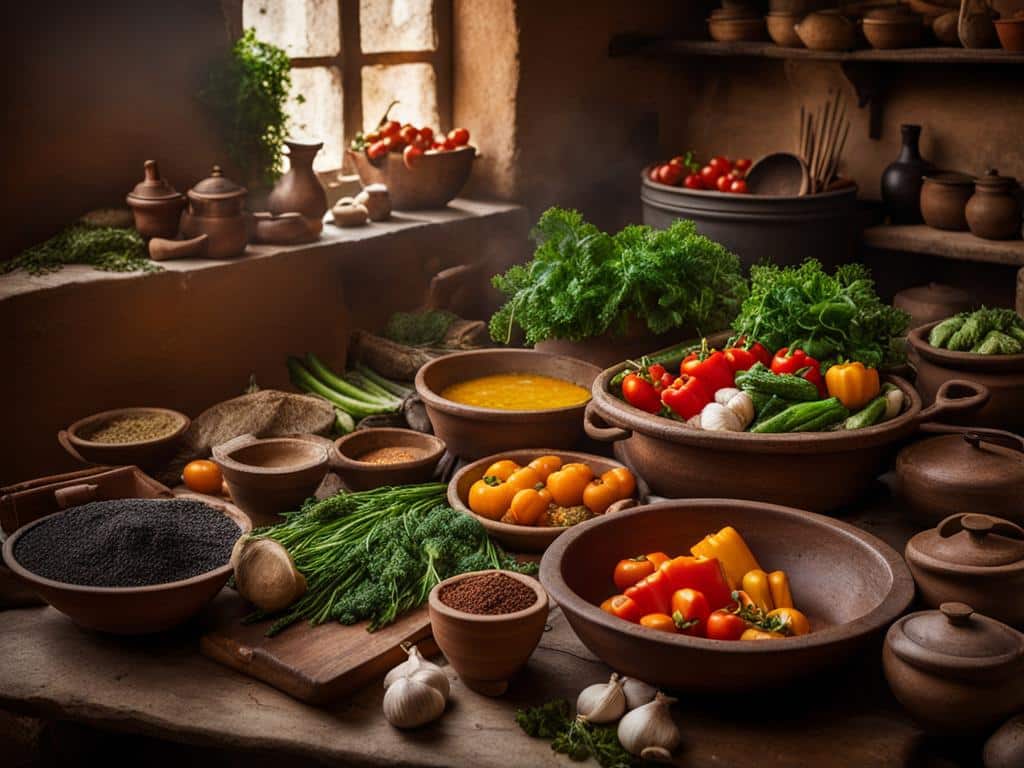 Antike römische Küche