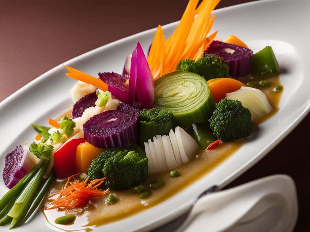 Fusion von asiatischer Gemüsebrühe und westlicher Küche