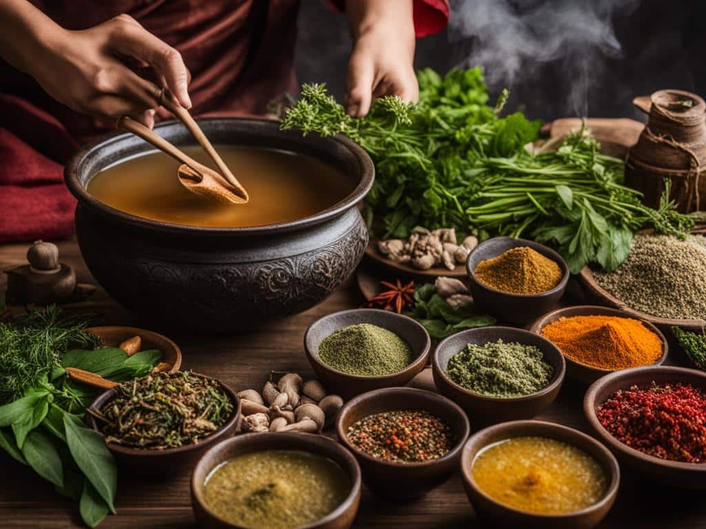 Gemüsebrühe traditionelle asiatische Medizin
