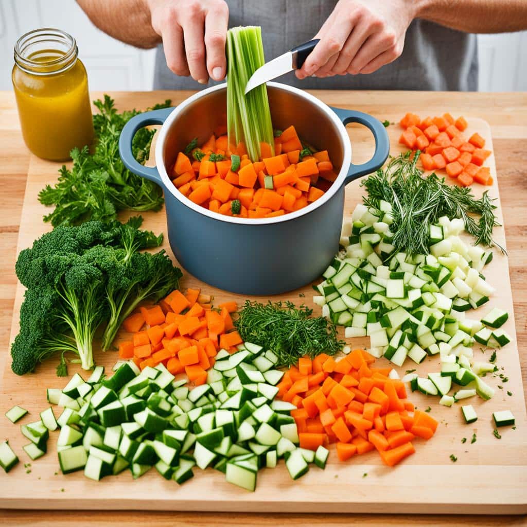 Gemüsebrühe Zubereitung