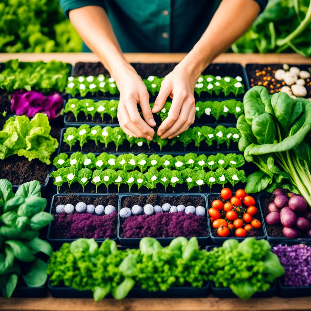 Biologische Landwirtschaft und Gemüseproduktion