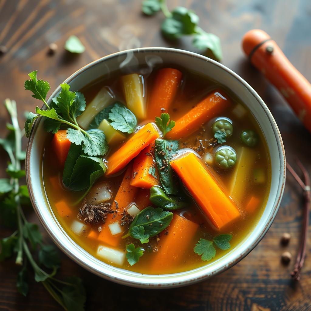 Gemüsebrühe in der veganen Ernährung