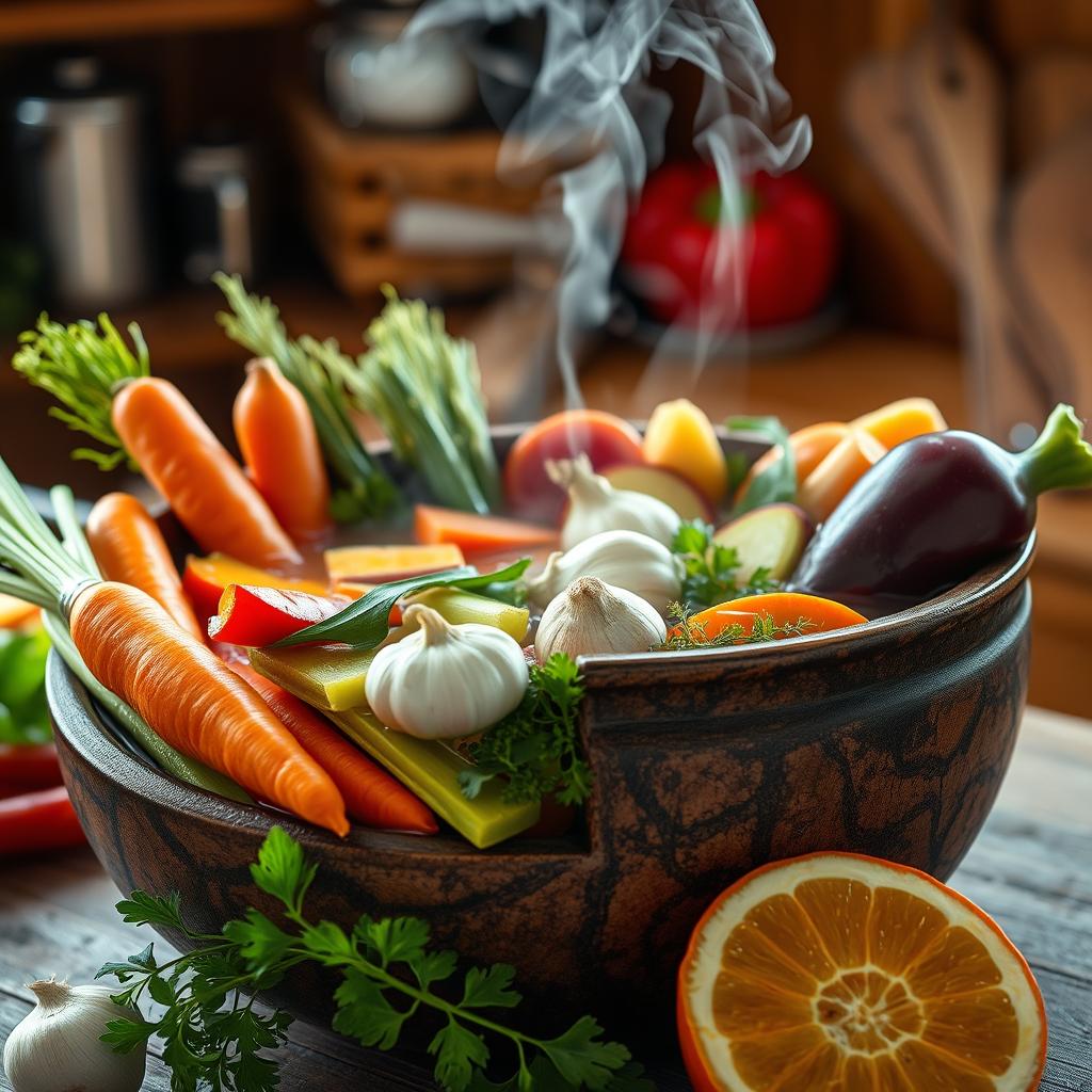 Gemüsebrühe speziellen Ernährungsbedürfnissen: Glutenfrei, laktosefrei, vegan