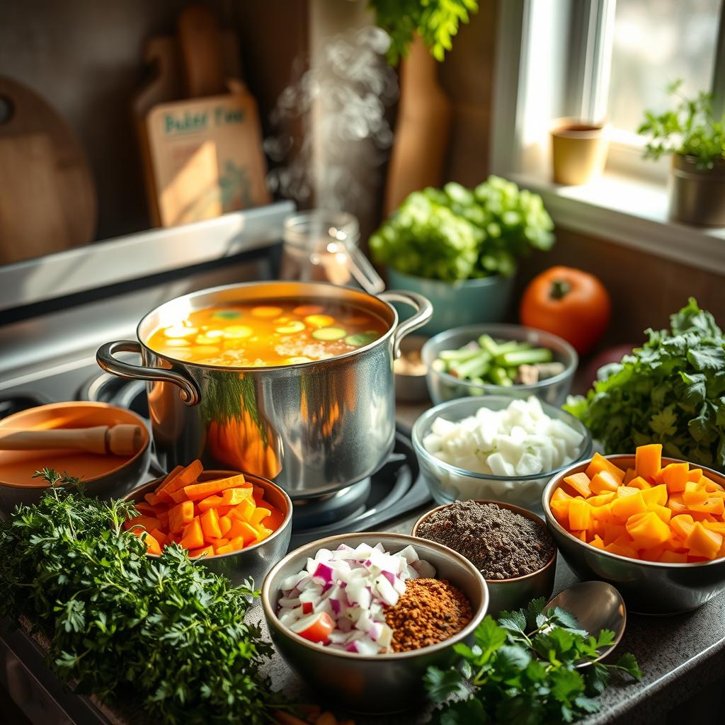 Gemüsebrühe tägliche Ernährung