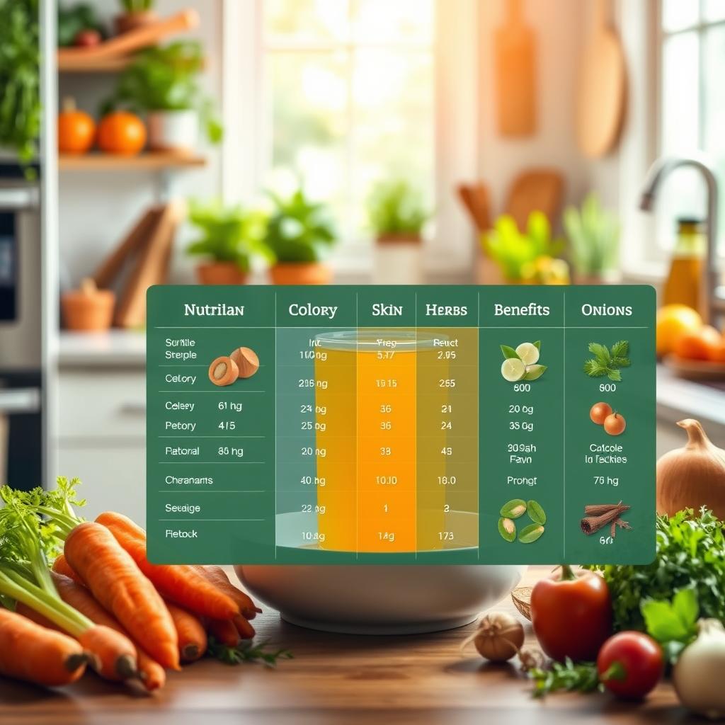 Nährstoffprofil Gemüsebrühe