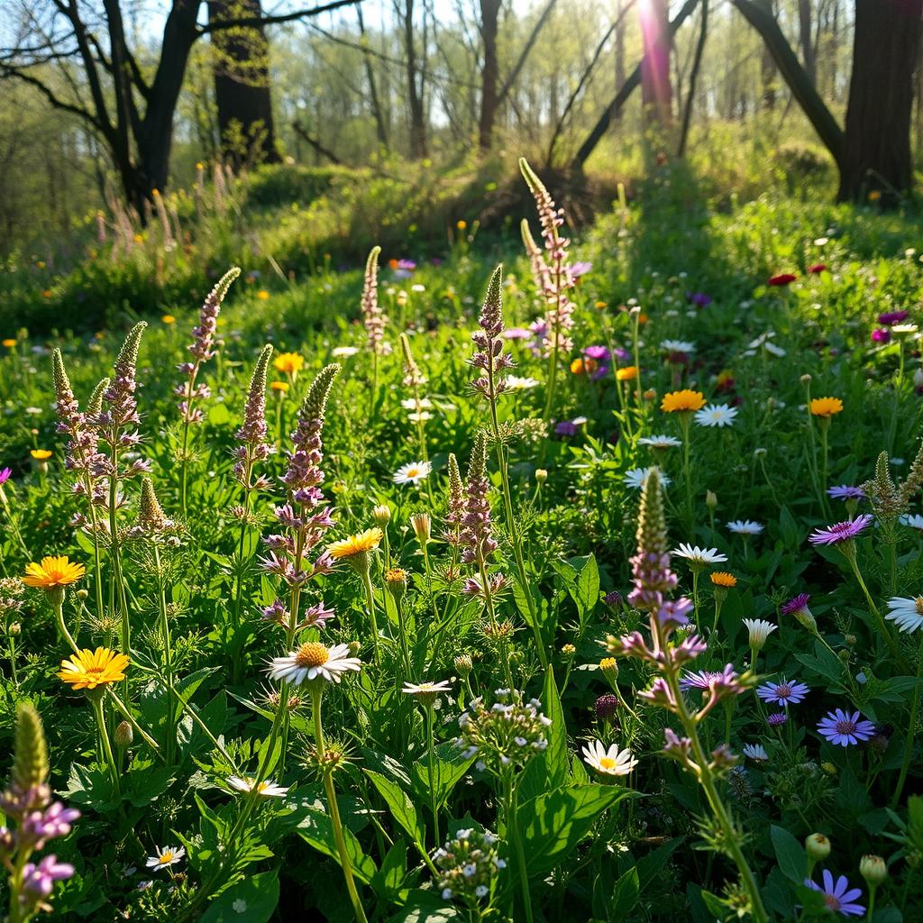 Wildkräuter im Frühling